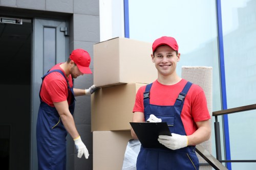 Packing materials and protective wrapping used for safe moving