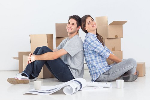 Organised house removal process in Brondesbury