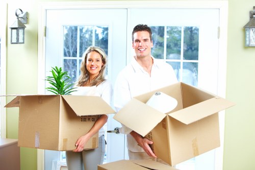 Business inventory stored safely in a self storage unit in Brondesbury
